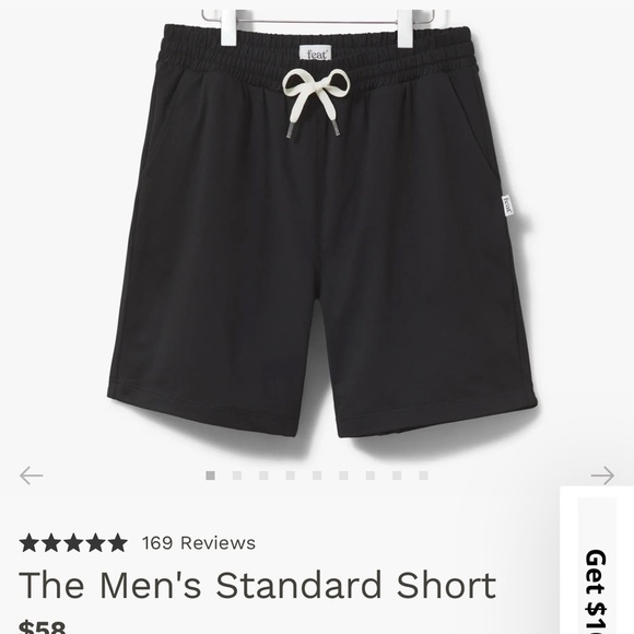 FEAT Men’s Standard Short in Black Size M - Picture 7 of 14